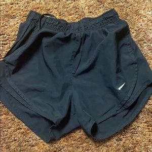 black nike shorts
